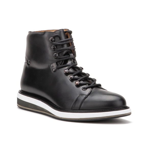 Vintage Foundry Co. Other - Vintage Foundry Co. Talon Black Leather Lace Up Moto Boots Mens US 9.5 VF1395